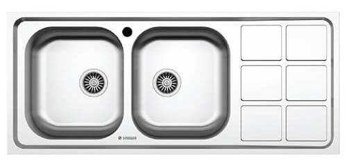 قیمت و خرید سینک ظرفشویی اسنوا مدل SS-42132L در مشهد