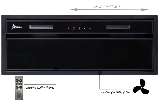 هود مخفی اخوان H217 قیمت و خرید هود مخفی اخوان H217 در مشهد
